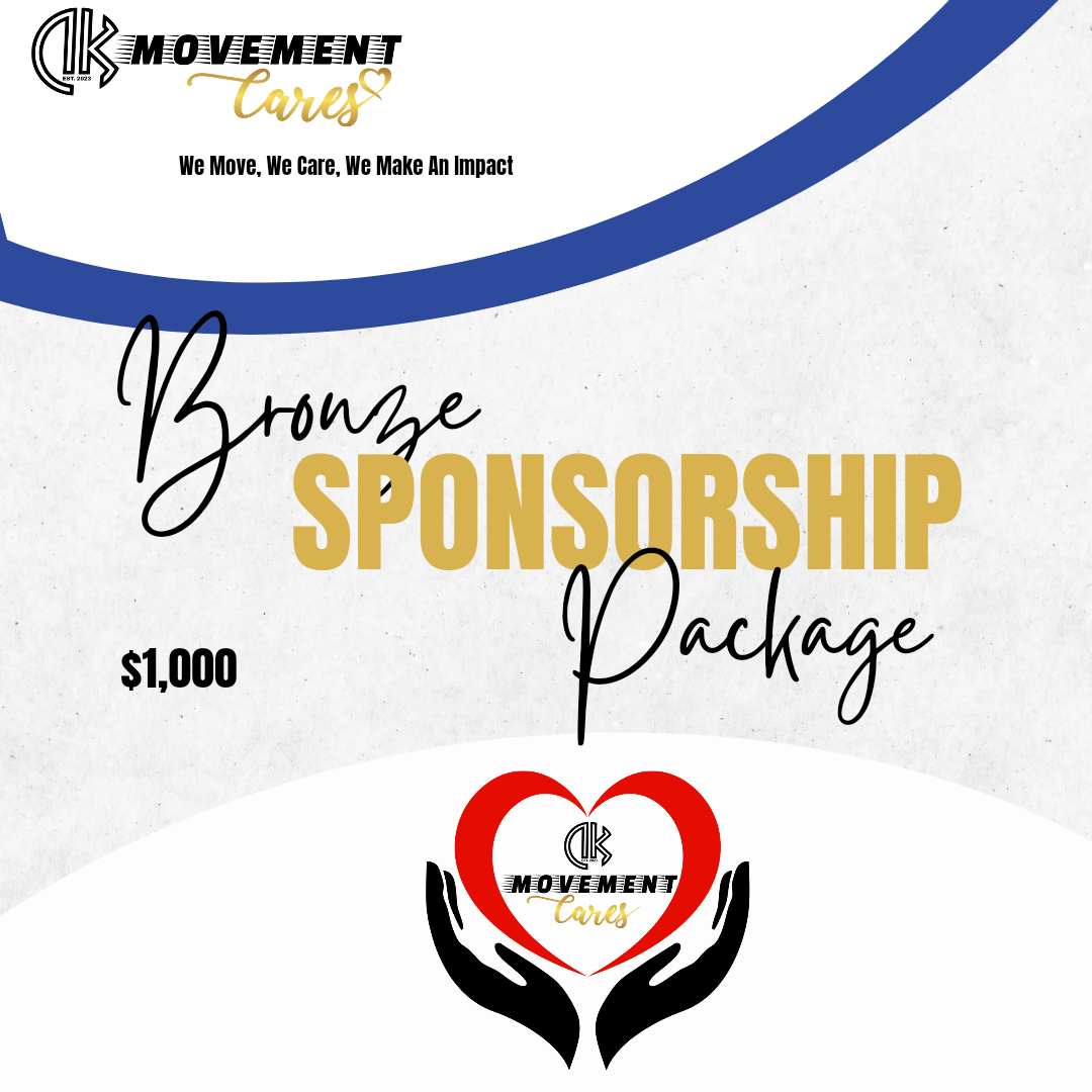 DK Movement Cares Bronze Sponsorship Package